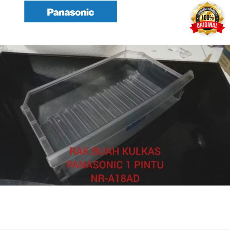 RAK/BOX BUAH KULKAS PANASONIC 1 PINTU.NR-A18AD SECOND ORI