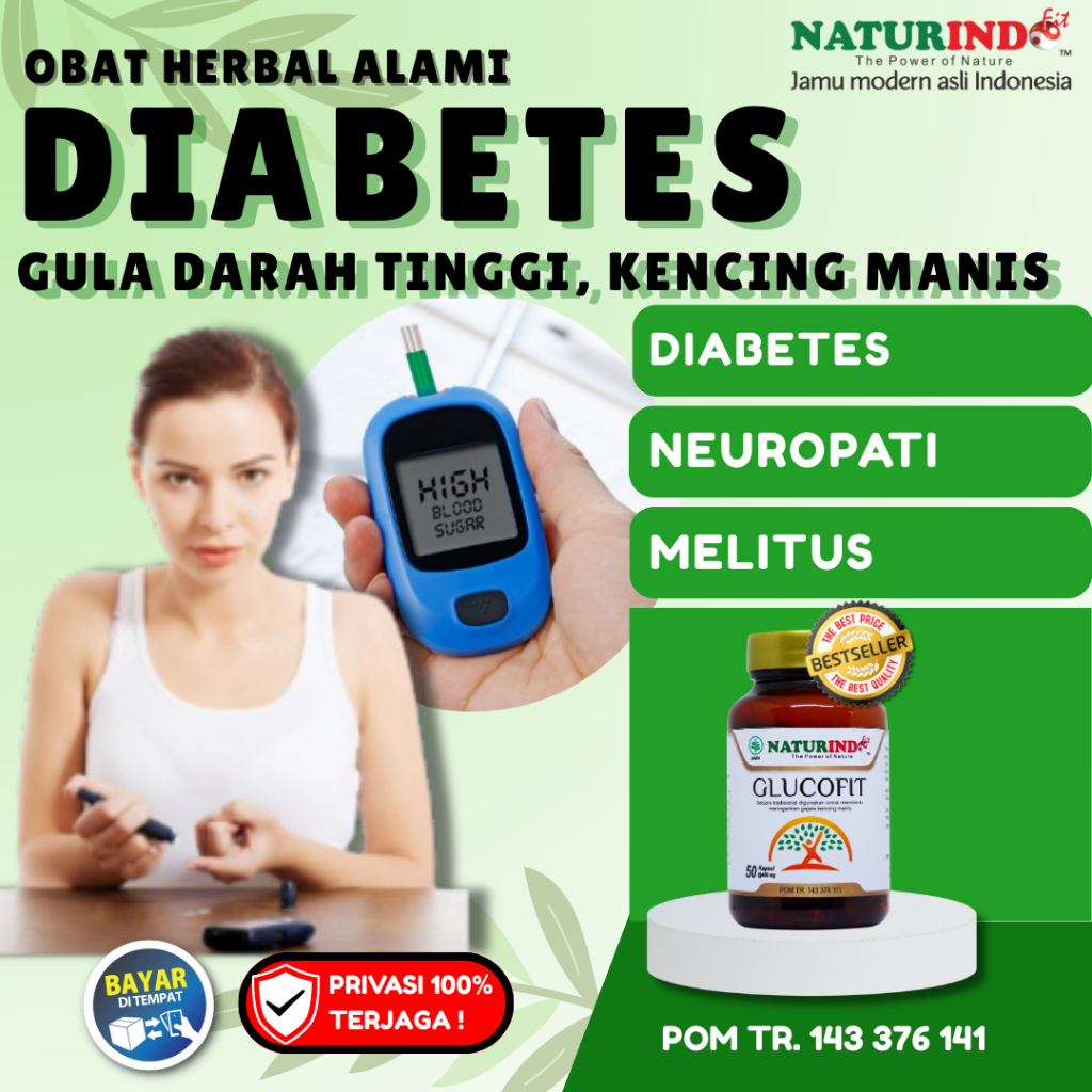 Obat Diabetes Gula Darah Tinggi Neuropathy Herbal Diabet Penurun Neuropati Diabetik Glucofit