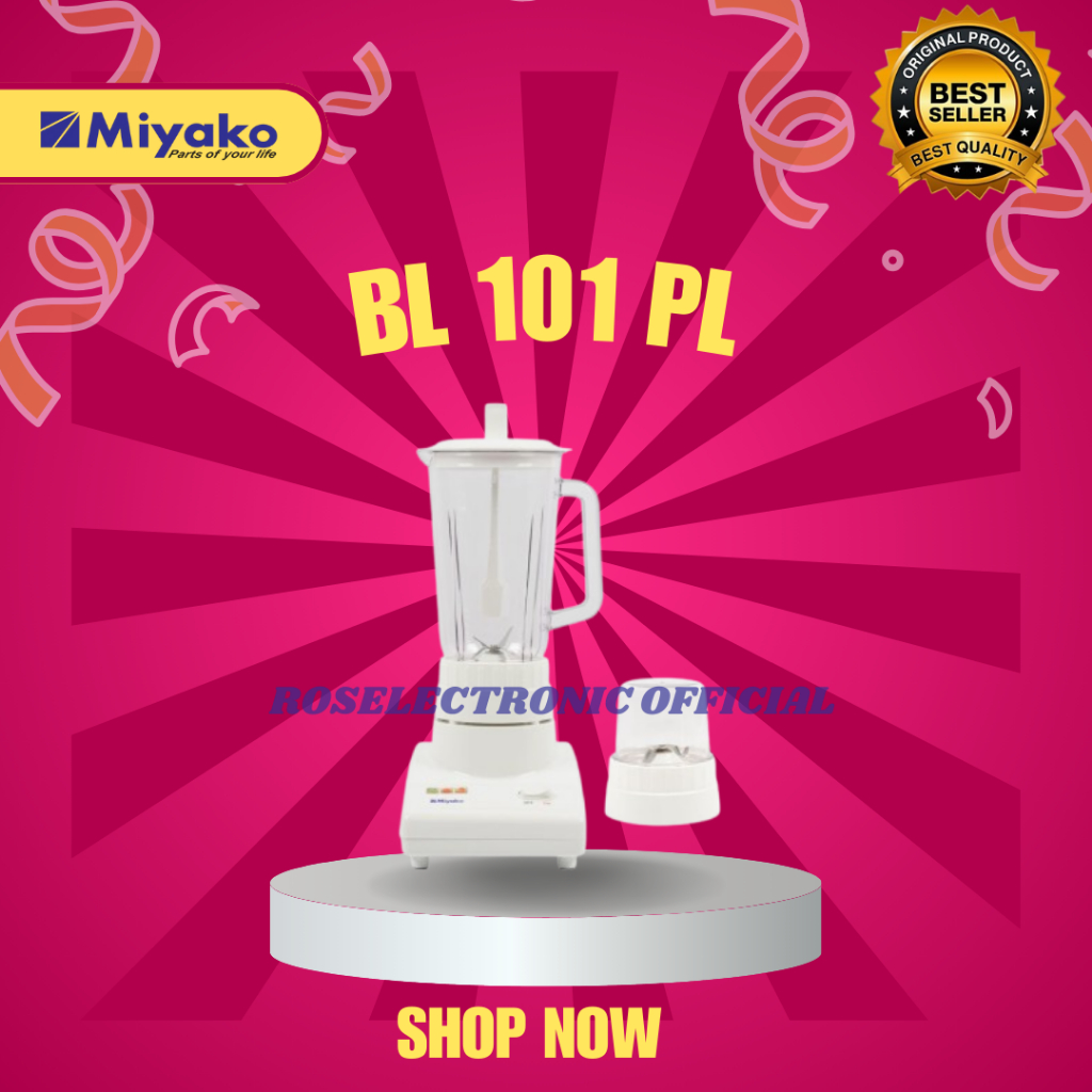 Miyako Blender 1 Liter BL 101PL Blender Plastik/BL 101PL/BL101PL/BL-101PL/BL-101-PL/BL 101 PL