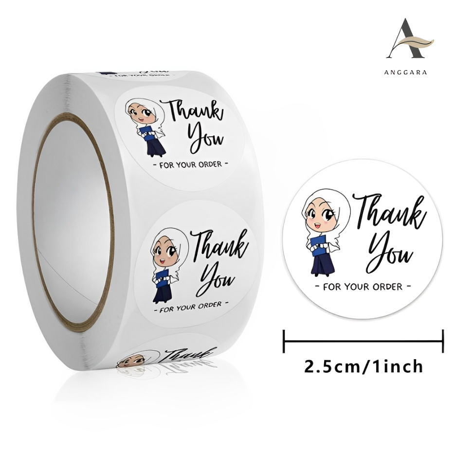 

Stiker Label Roll Thank You Isi 500 pcs Stiker Bulat Terima Kasih Kemasan Makanan Murah Berkualitas