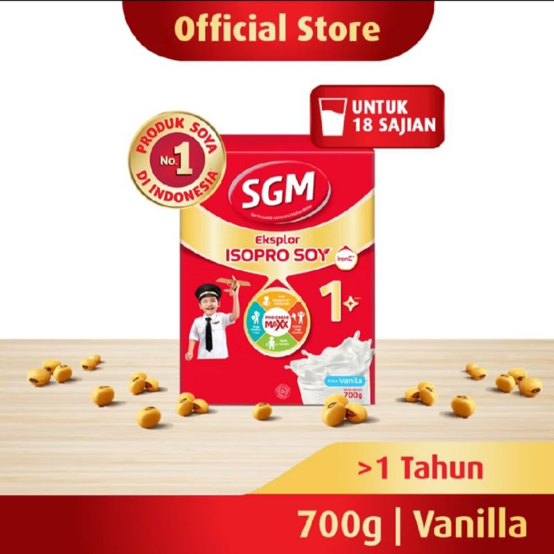 

SGM soya 1+ vanila/madu 700g