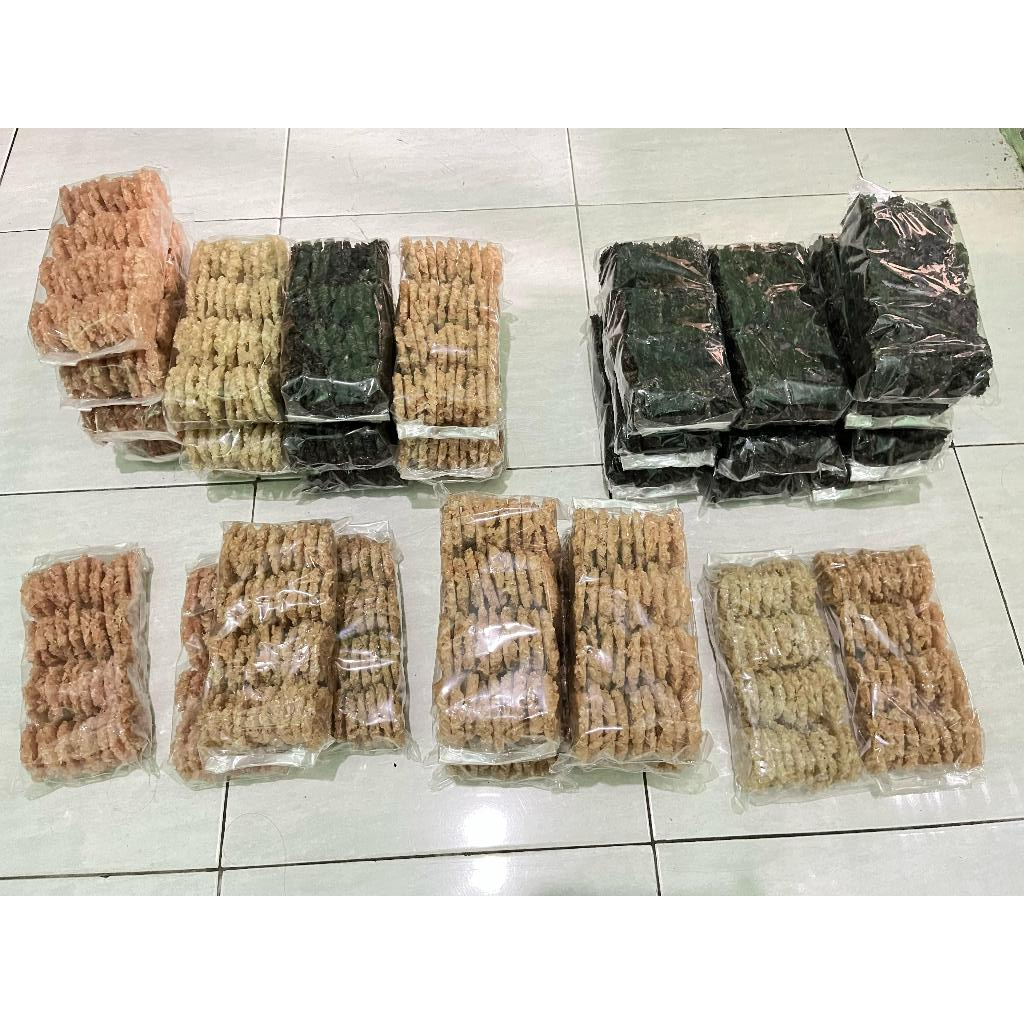 

GURIH & RENYAH | ALL VARIAN Rengginang Rasa Udang, Bawang, Ikan, Cumi