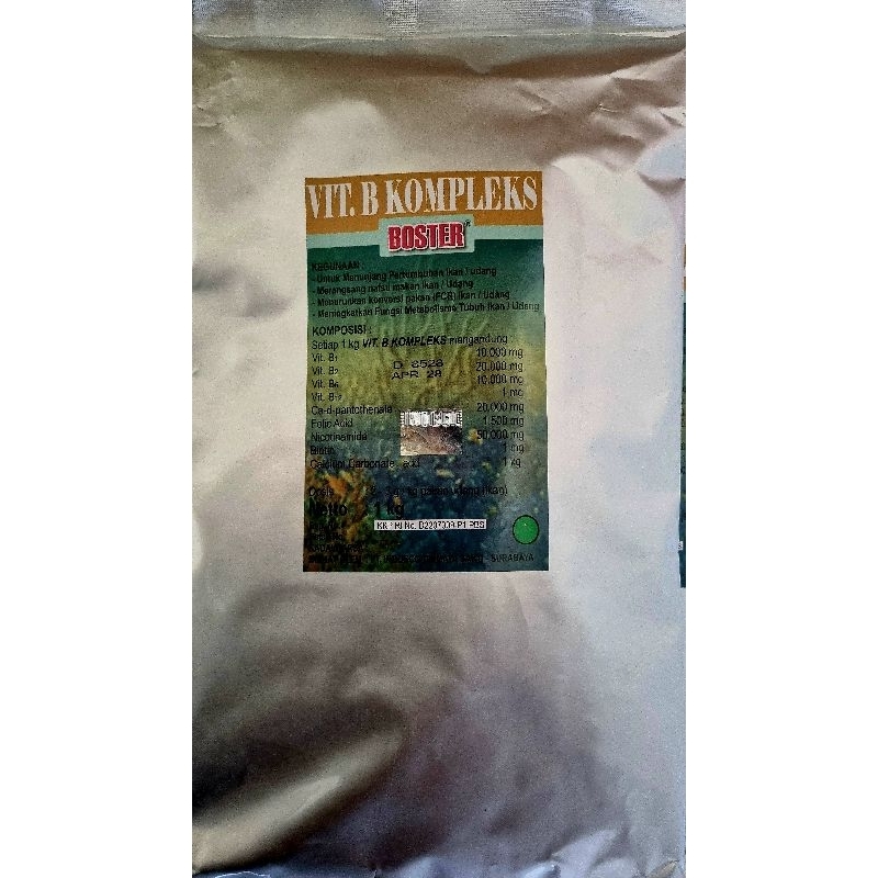 BOSTER VITAMIN B KOMPLEK 1 KG IKAN DAN UDANG