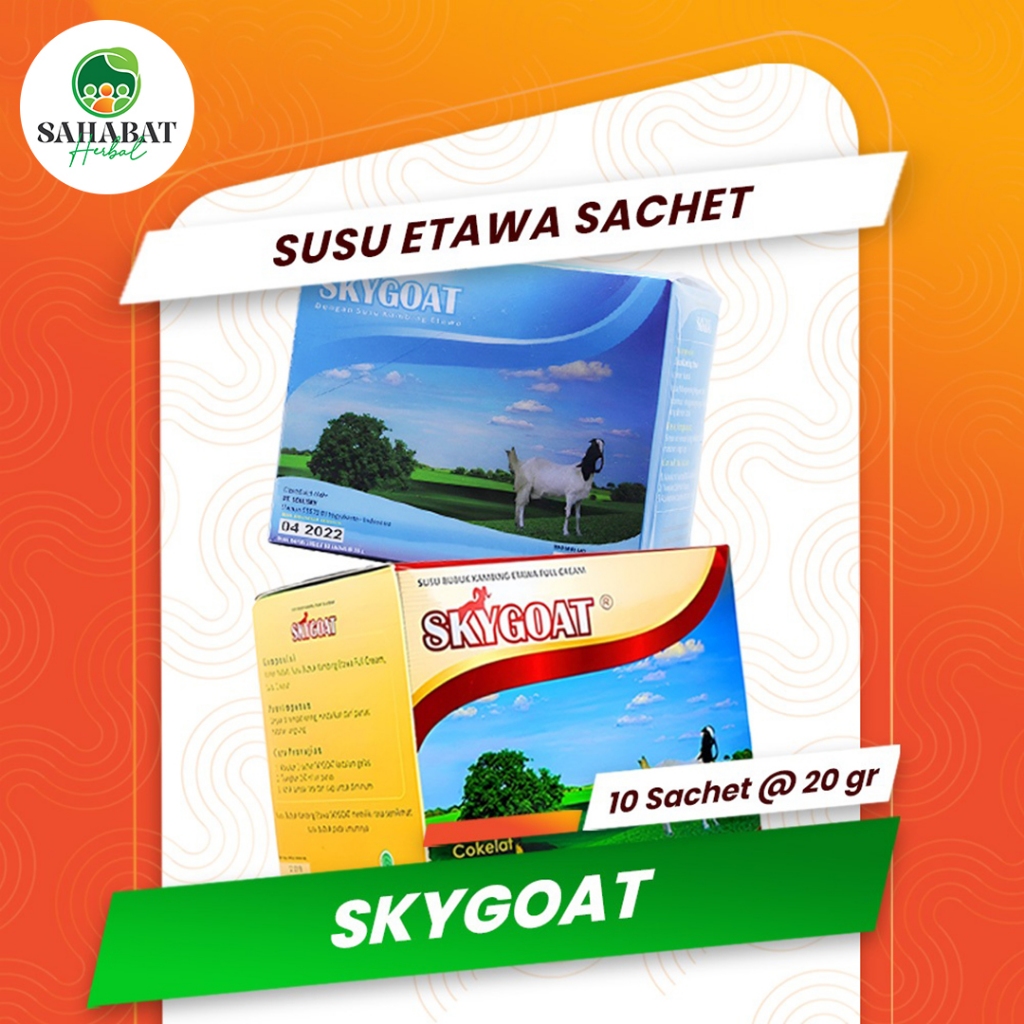 

SUSU KAMBING ETAWA SACHET SKYGOAT Susu Lansia Untuk Tulang Dan Sendi Obat Nyeri Sendi Vitamin Sendi
