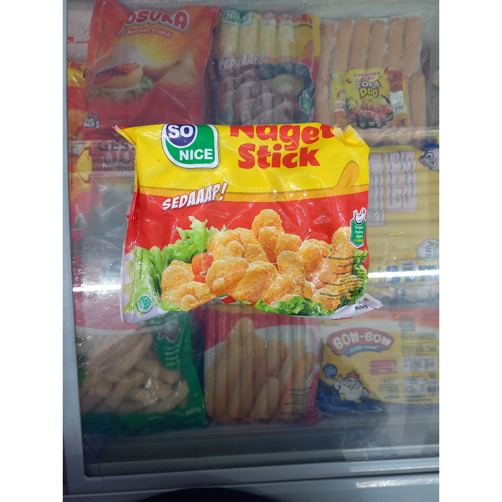 

Frozenfood SO NICE Nugget Ayam S/Stick 500gr
