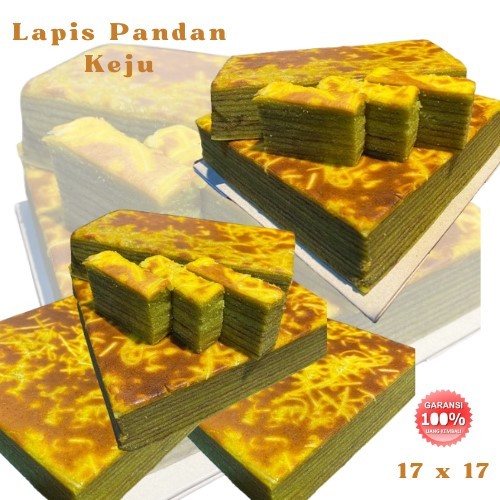 

Kue Lapis Legit Spesial 17x17cm spesial telur kampung tanpa tepung