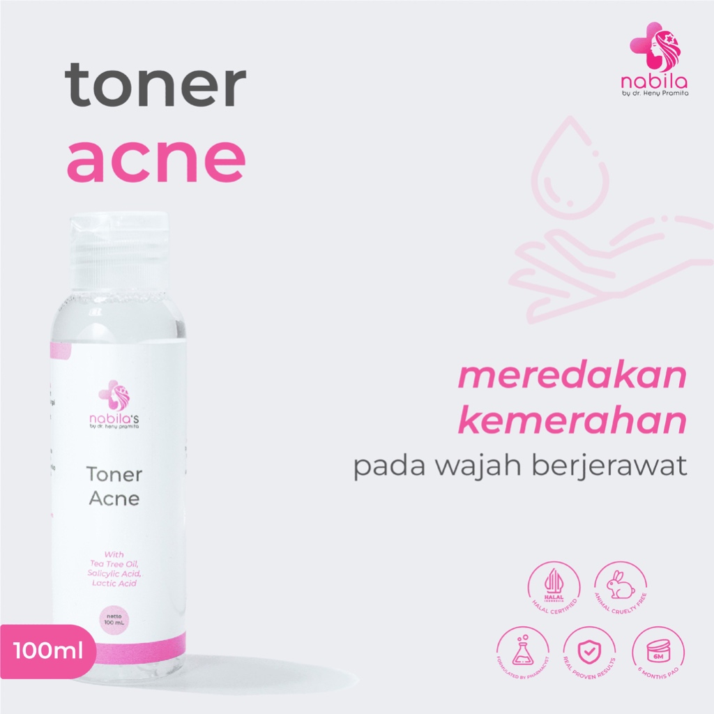 TONER ACNE 100 ML | NABILA | NABILA SKINCARE | NABILASKINCARE