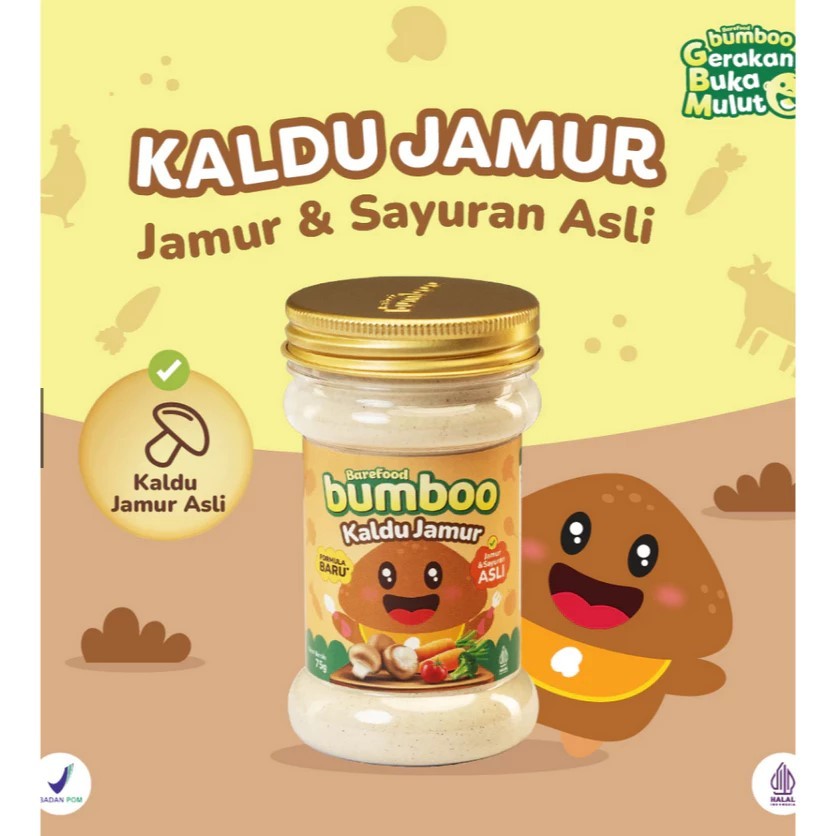 

BUMBOO kaldu MPASI non MSG - BUMBOO kaldu asli - Kaldu MPASI - Kaldu organik - Kaldu Jamur MPASI