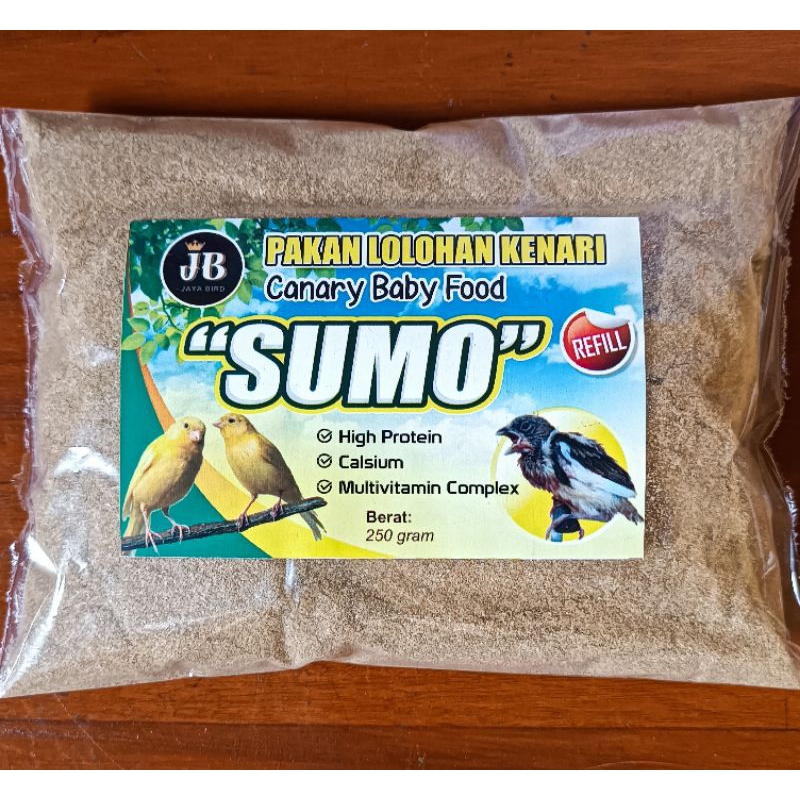 Pakan lolohan sumo 250 gram | pakan lolohan kenari  sumo 250 gram