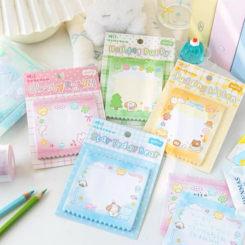 

sticky notes bentuk kemasan snack candy foodie animal dekorasi journal readystock B3214