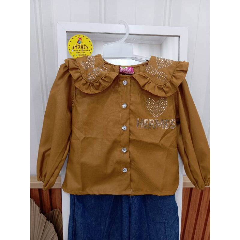 SETELAN KULOT ANAK LEVIS KEMEJA