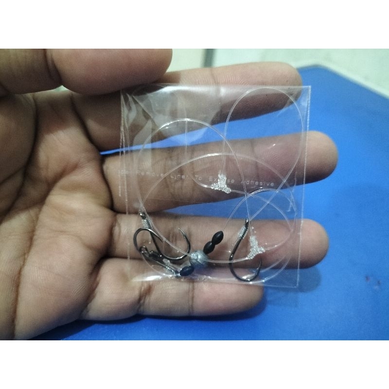 Rangkaian pancing bawal 3 mata kail super tajam