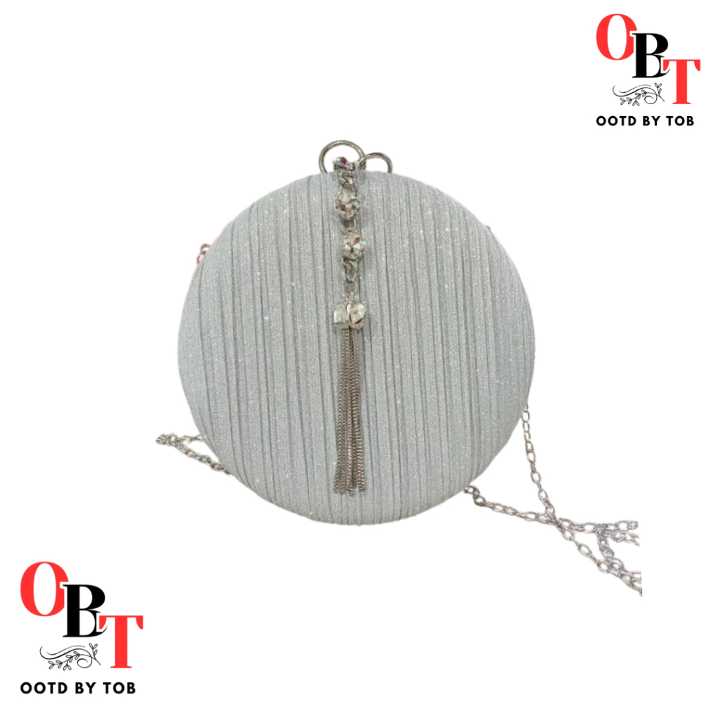 CLUTCH PESTA TAS KONDANGAN WANITA 3026 - Silver
