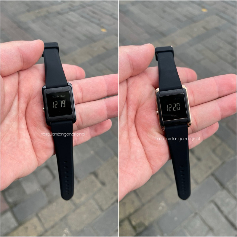 Jam Tangan Alexandre Christie AC 9499 Digital Original Rubber Wanita