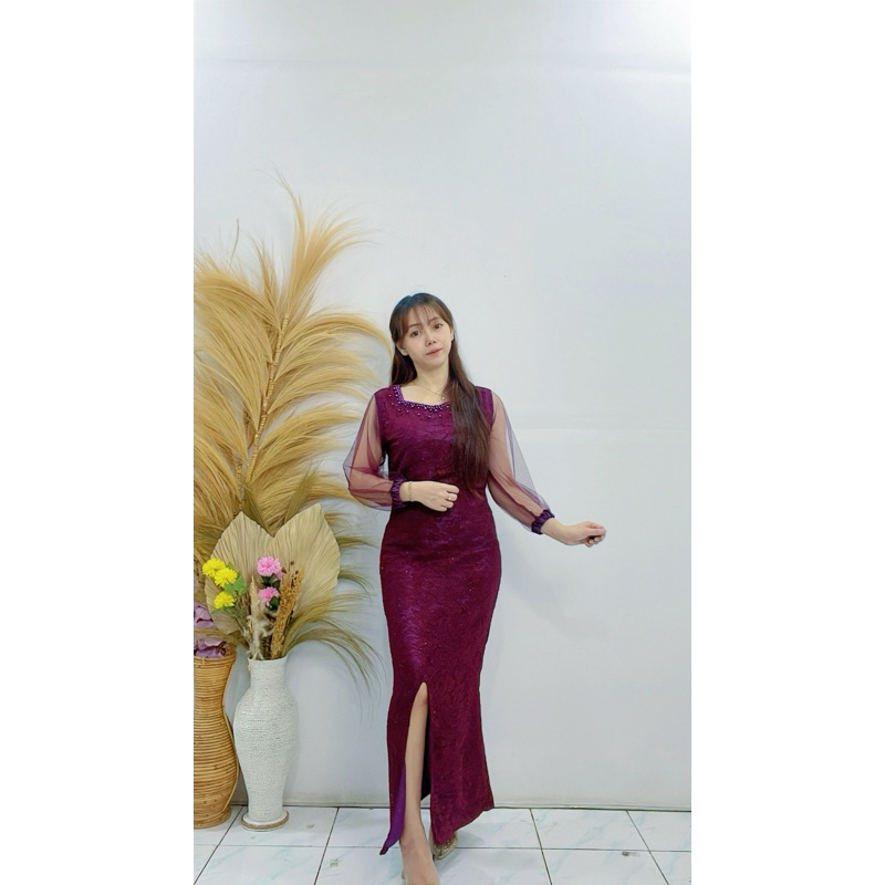 Deres Christmas Gaun Pesta Mewah Sress Prempuan Gereja Dreas Selutut Wedding Gaun Natal Korean Style