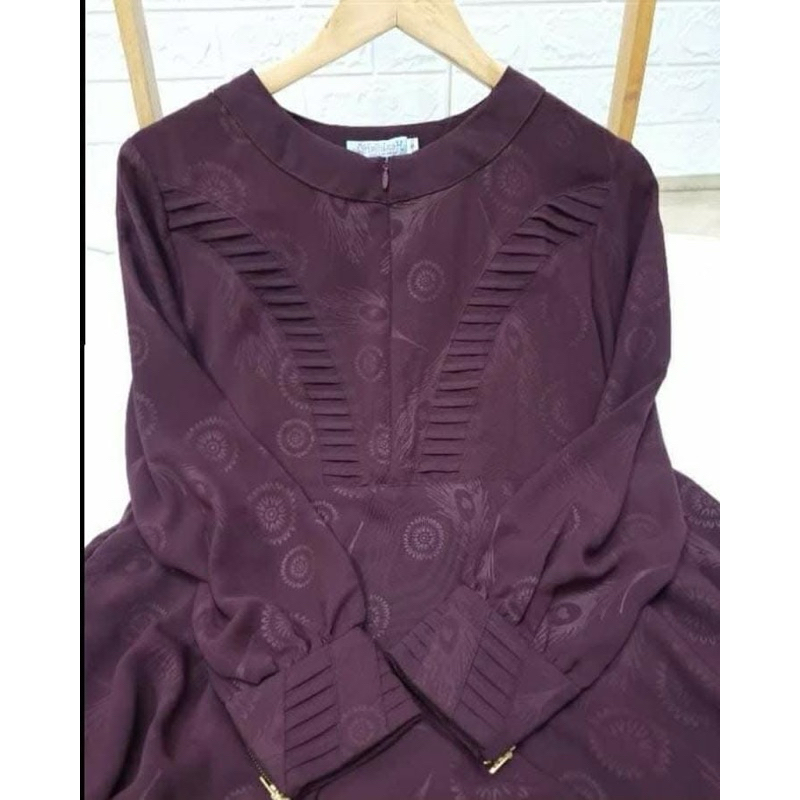 Gamis RH New With Tag edisi Marbos Merak Dark Maroon size XS gamis only