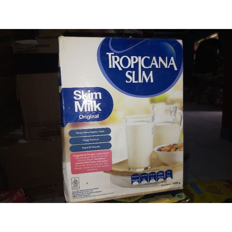 

Tropicana Slim Skim Milk 1kg REJECT KEMASAN