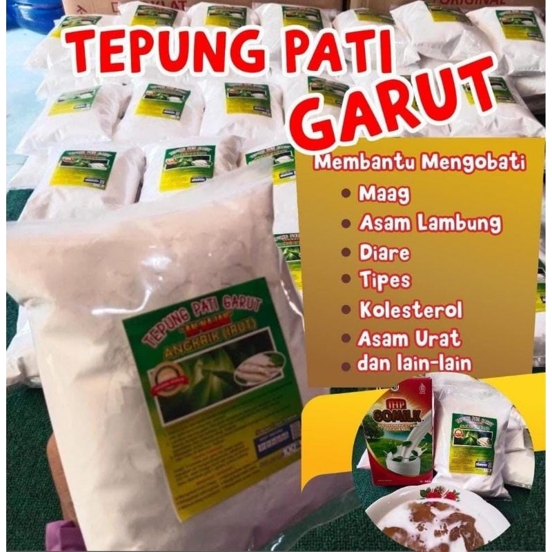 

Tepung Pati Garut Premium 500gr (1/2kg )