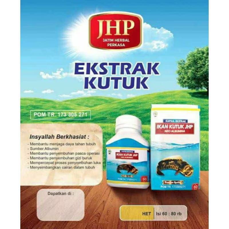

Kapsul Ekstrak Ikan Kutuk JHP Neo Albumina