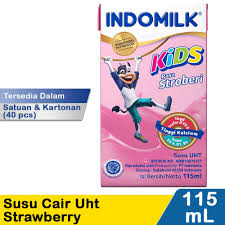

INDOMILK SUSU CAIR UHT KIDS STRAWBERRY TPK 115mL