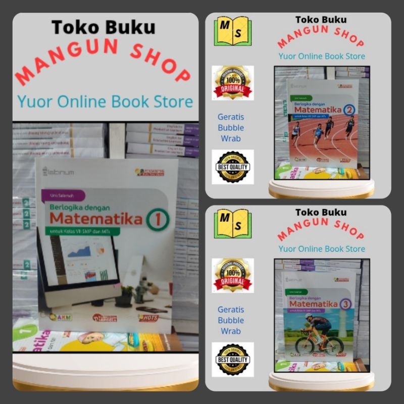 Buku Berlogika dengan Matematika Kelas 7,8,9 SMP Kurikulum Merdeka Platinum