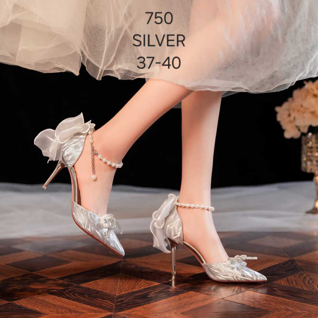 Hells wanita sepatu sandal pesta sandal wedding