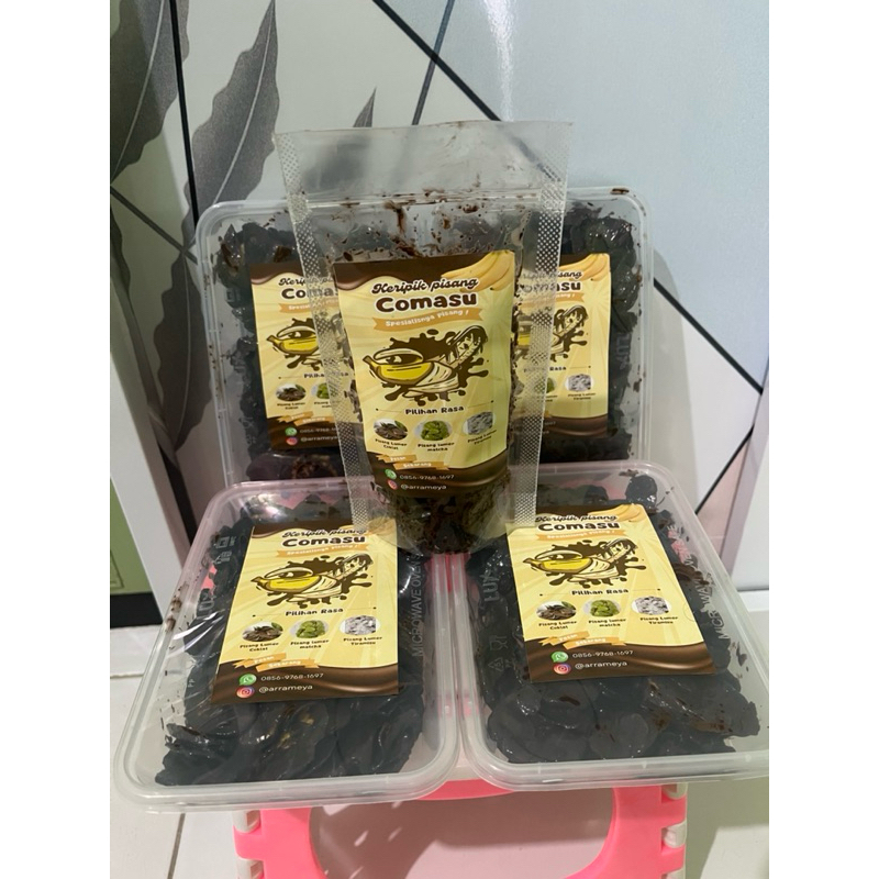 

Keripik pisang coklat lumer