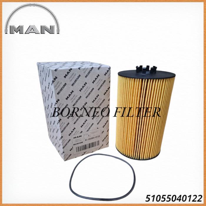 51055040122 Man Genuine Oil Filter 51.05504-0122 HU13125/3x HU13125/3 HU13125 HU13125x P7329 P550820