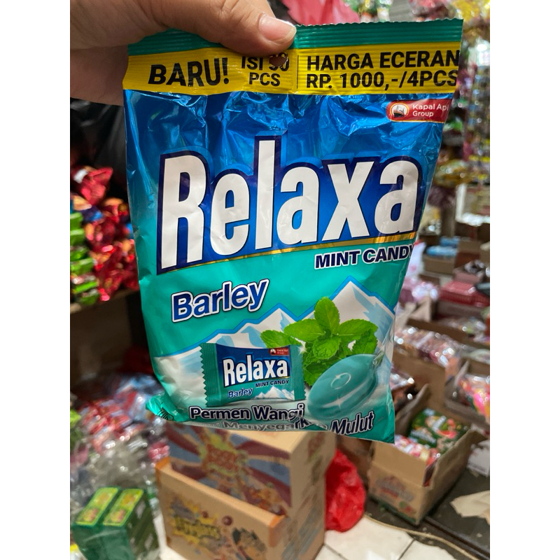 

Relaxa Barley Mint Candy 1 pak isi 50pcs
