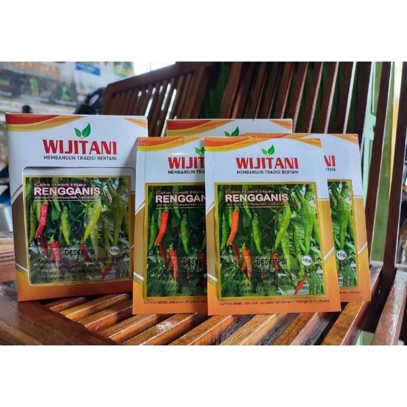 benih cabai rawit hijau RENGGANIS 10g wijitani