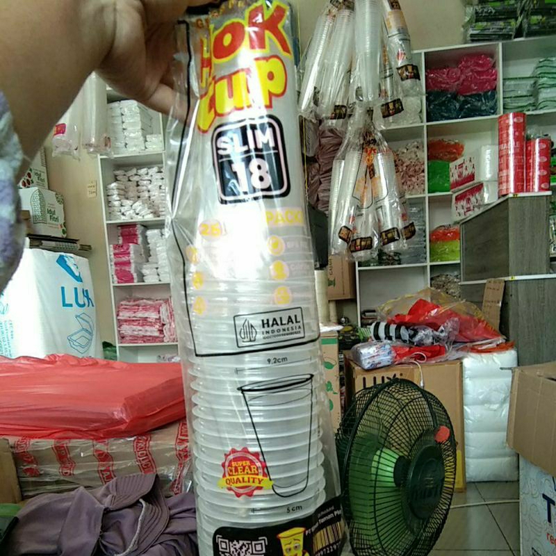 cup gelas / gelas plastik/ gelas jus/ gelas pop ice