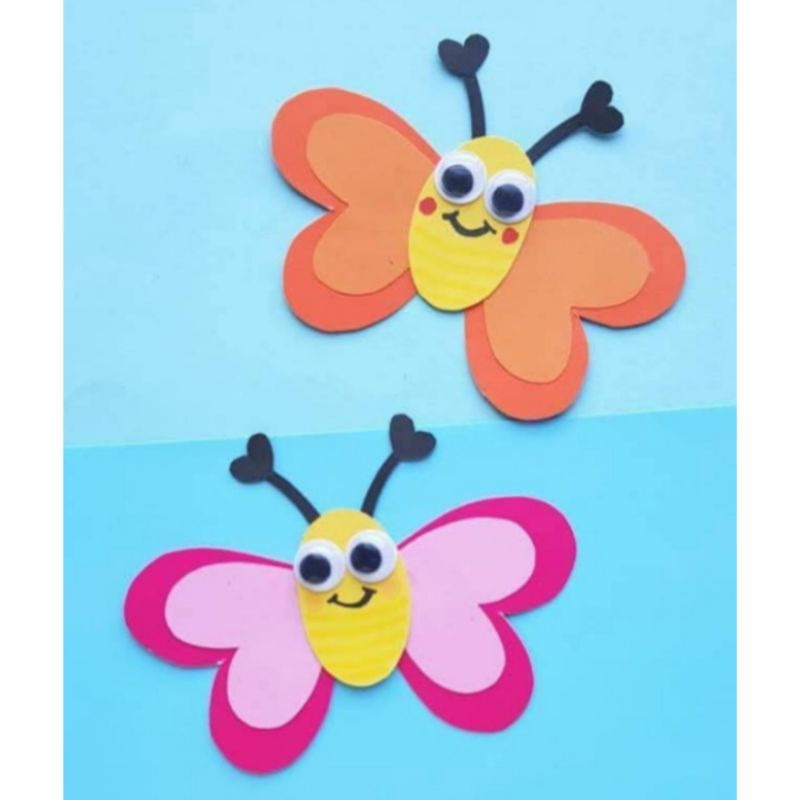 Hiasan Dinding / Hiasan Jendela Kupu-kupu Kumbang Lebah / Hiasan Kaca Jendela / Hiasan Kelas Tk Sd P