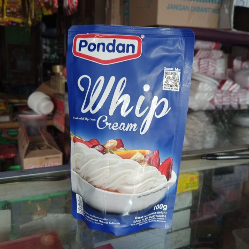 

Pondan WHIP Cream bubuk 100 gram