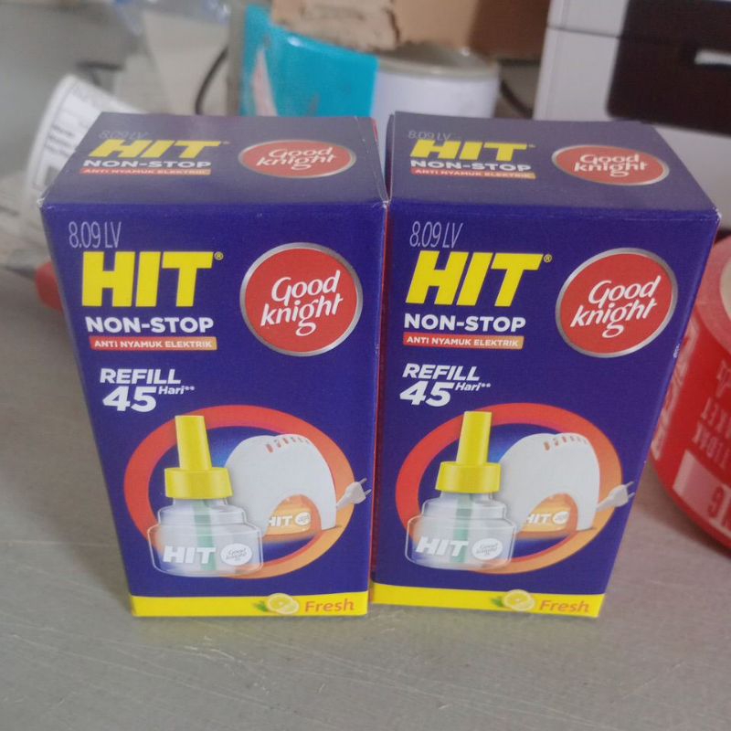 Hit Good Knight Xpress Refill 45 hr X2/Hit Good Knight classic/Fresh/Apple