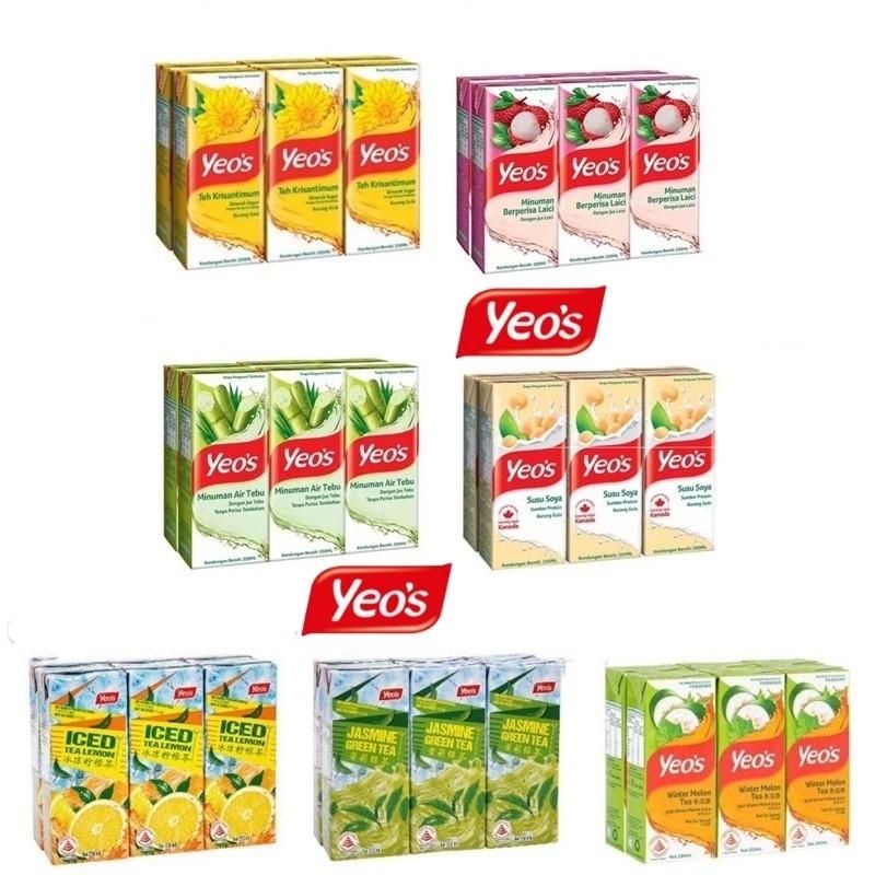 

1 Pak Yeos Drink All Varian Isi 6 Pcs x 250 ML