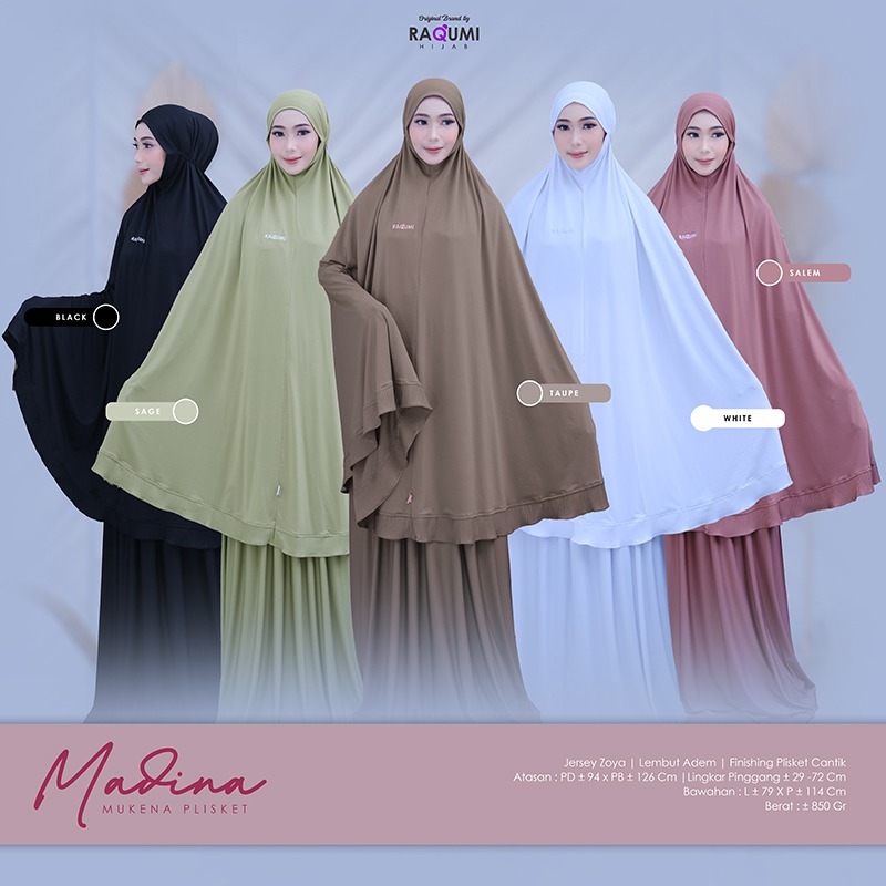 MADINA MUKENA PLISKET BY RAQUMI HIJAB
