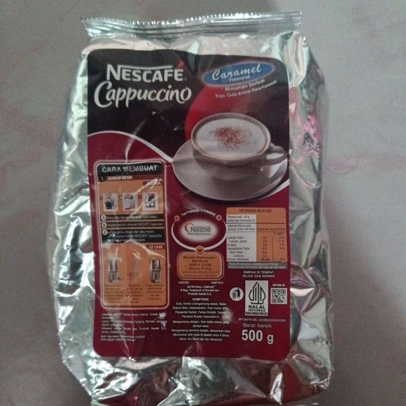 

NESCAFE CAPPUCINO CARAMEL 500g