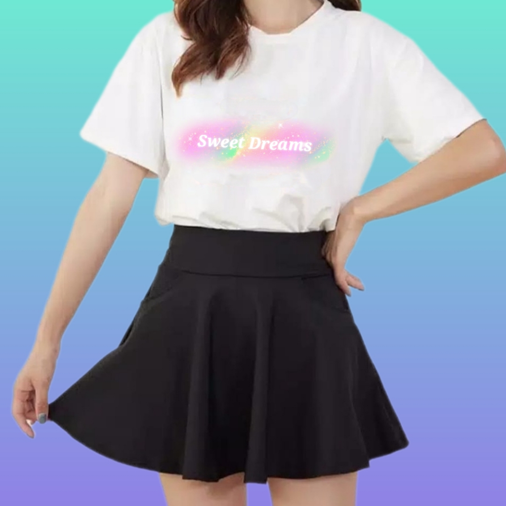 Korea mini lipit skirt Rok mini/Rok pendek/rok korea