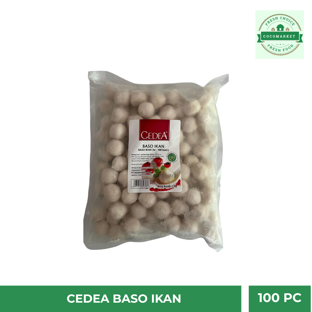 

Cedea Baso Ikan 1kg isi 100 butir