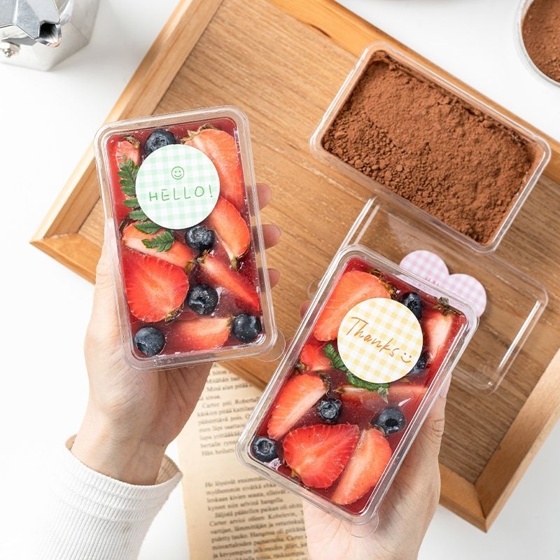 10pcs Korean dessert box 250ml mika box dessert kotak tiramisu dessert