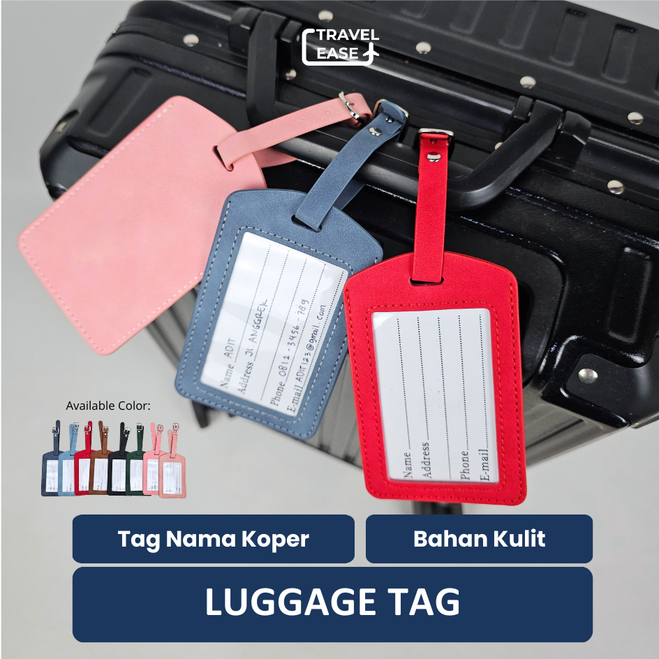 Luggage Tag Baiyun Tag Nama Kulit Koper Haji Nama Tas Gantungan Nama Koper Name Tag Koper Bag Tag