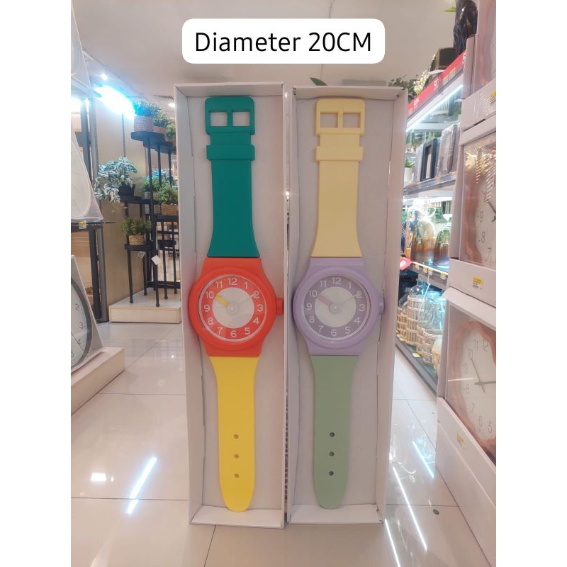 Informa jam dinding aesthetic model jam tangan