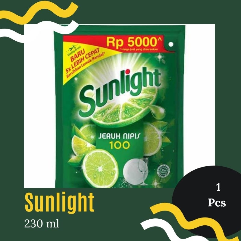 SUNLIGHT 5000-an 230ml/ Grosir/ Eceran