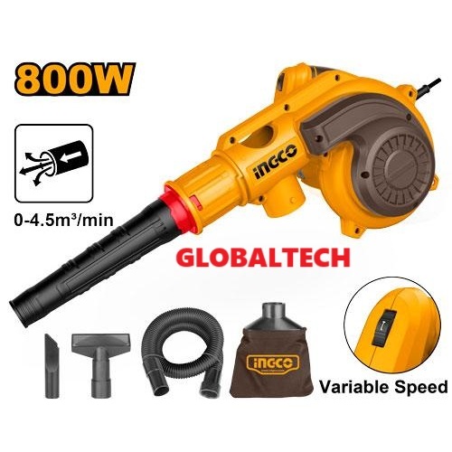 INGCO AB8038 ASPIRATOR BLOWER INDUSTRIAL GROOMING VACUM CLEANER 800W