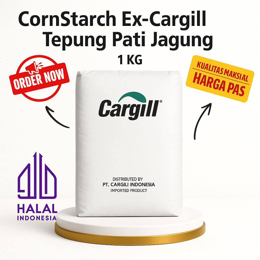 

CornStarch Ex-Cargill / Tepung Pati Jagung - 1 KG