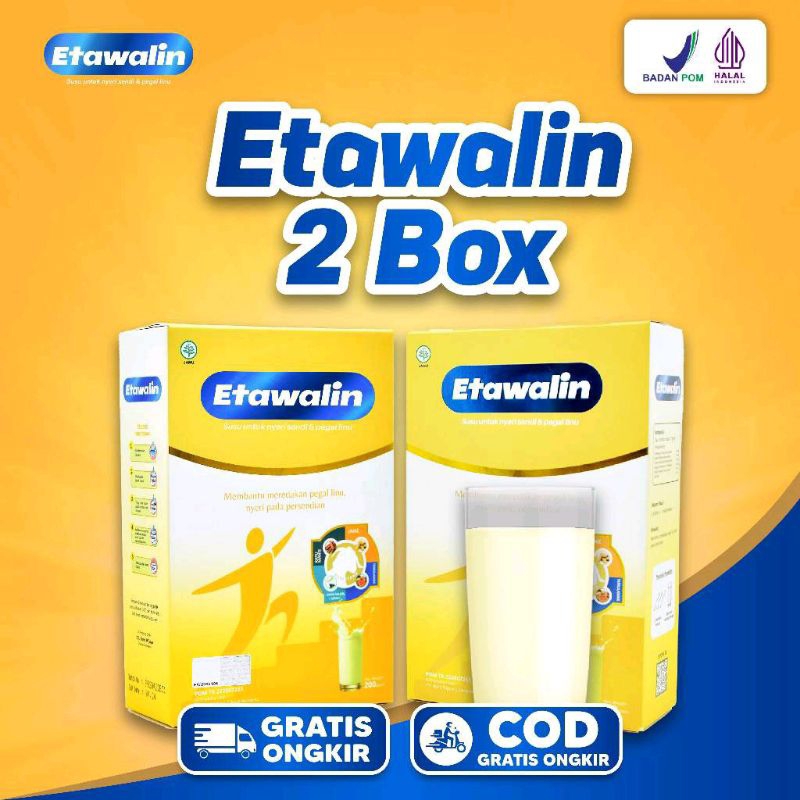 

Etawalin Susu Etawa Original Atasi Sendi dan Tulang Paket 2 Box BISA COD
