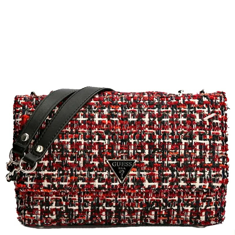 TAS GUESS CESSILY TWEED MAROON