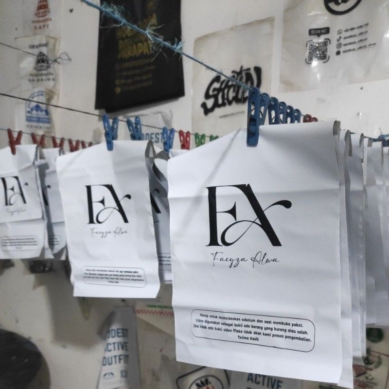 

Plastik sablon Polymailer 20x30 free design