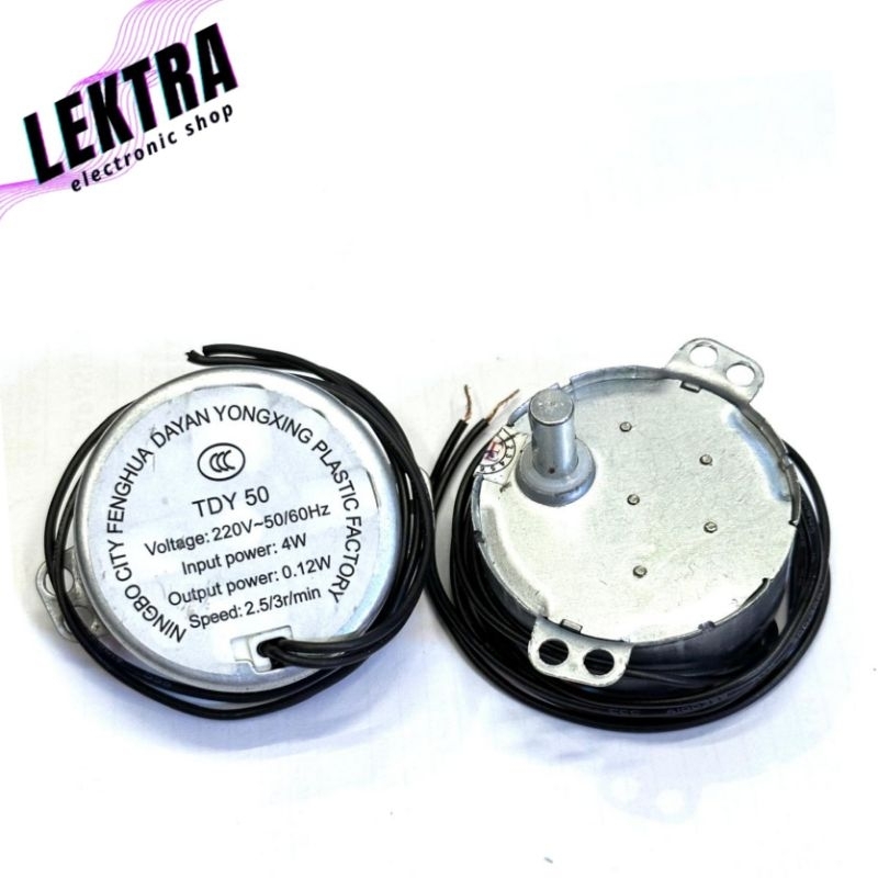 Rotary Fan 2,5/3 RPM AS Besar Panjang Synchronous 2.5/3 Motor Dinamo Kipas Angin Lambat