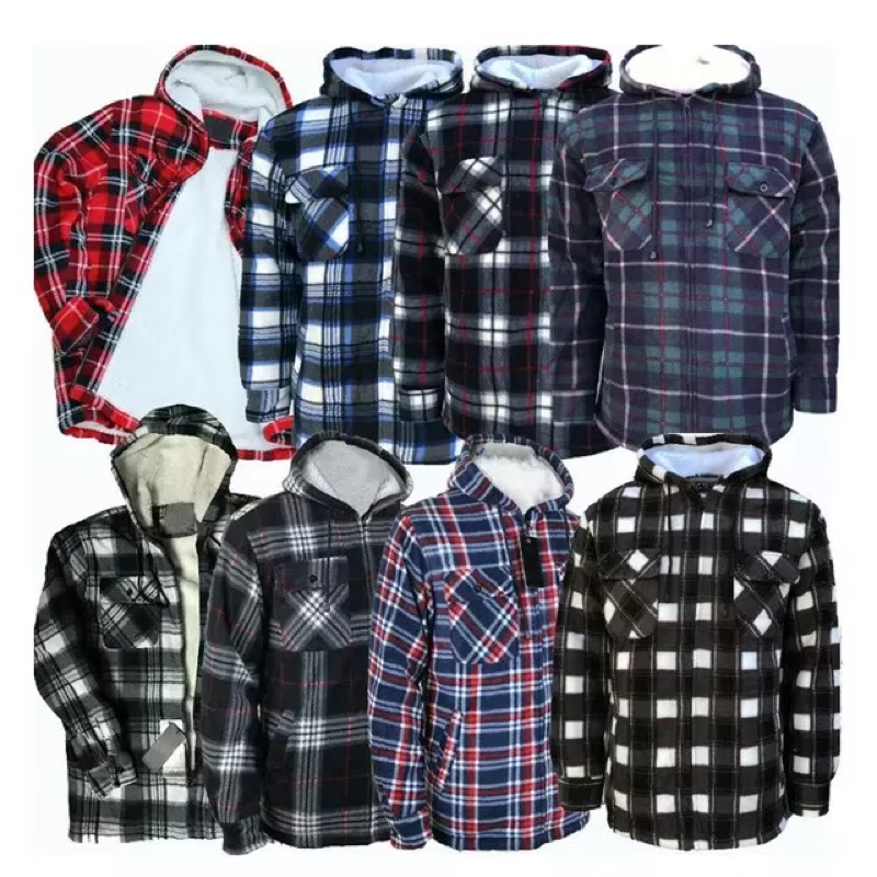 Kemeja pria flanel hoodie kupluk/Kemeja Cowok/Kemeja flanel Cowok/Kemeja wanita/kemeja pria flanel/k
